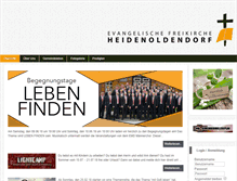 Tablet Screenshot of freikirche-hd.de